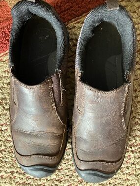 Keens Men Targhee IV slip on leather shoe